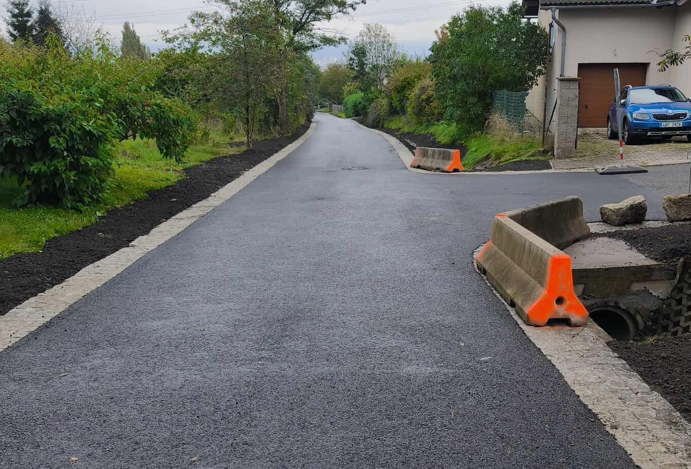Souvislá údržba místní komunikace v ul. Sáňkařská, Liberec