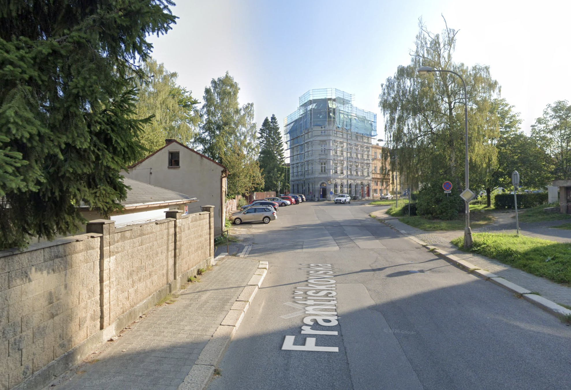 Oprava komunikace ul. Františkovská, Liberec