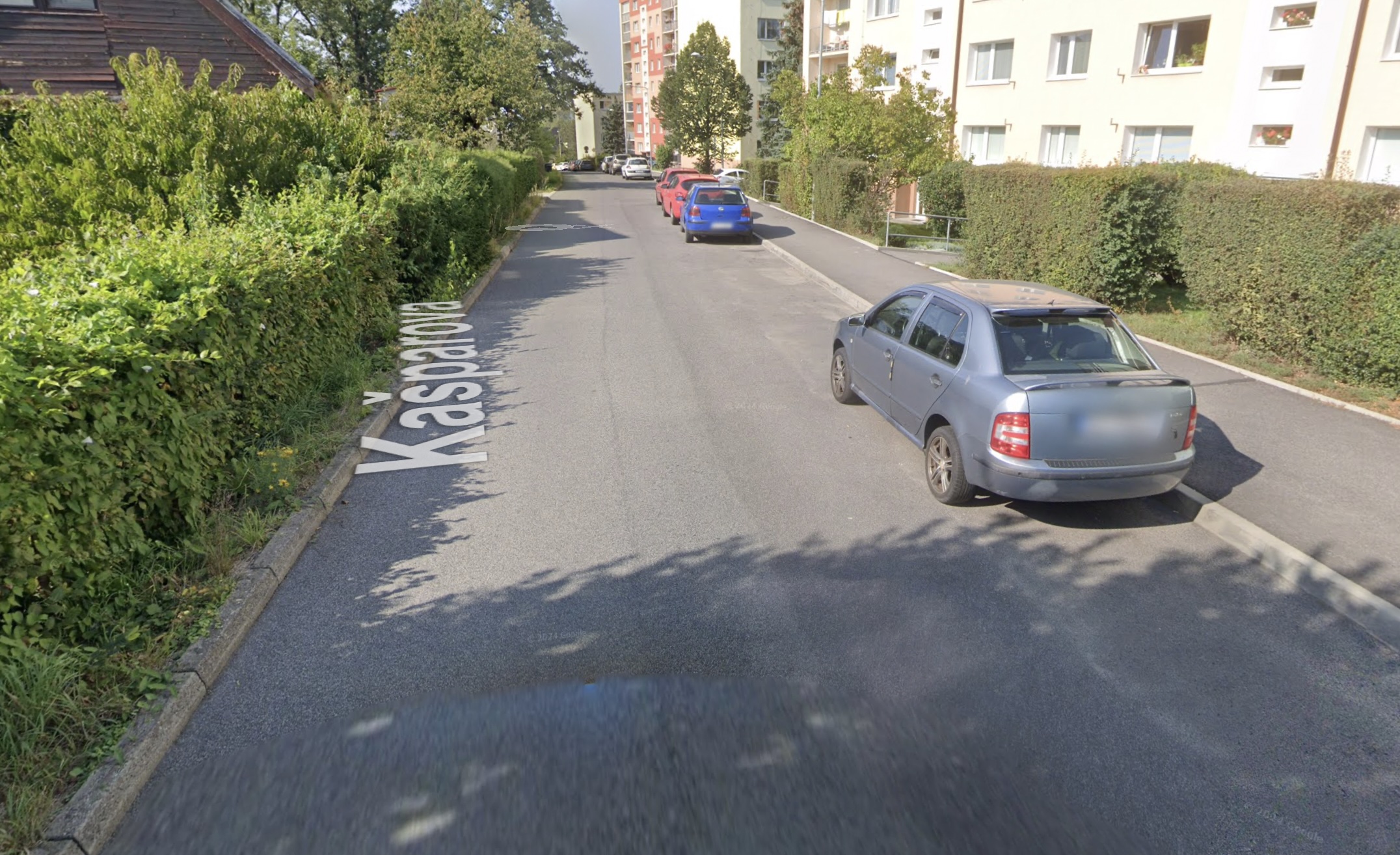 Souvislá údržba místní komunikace v ul. Kašparova, Liberec