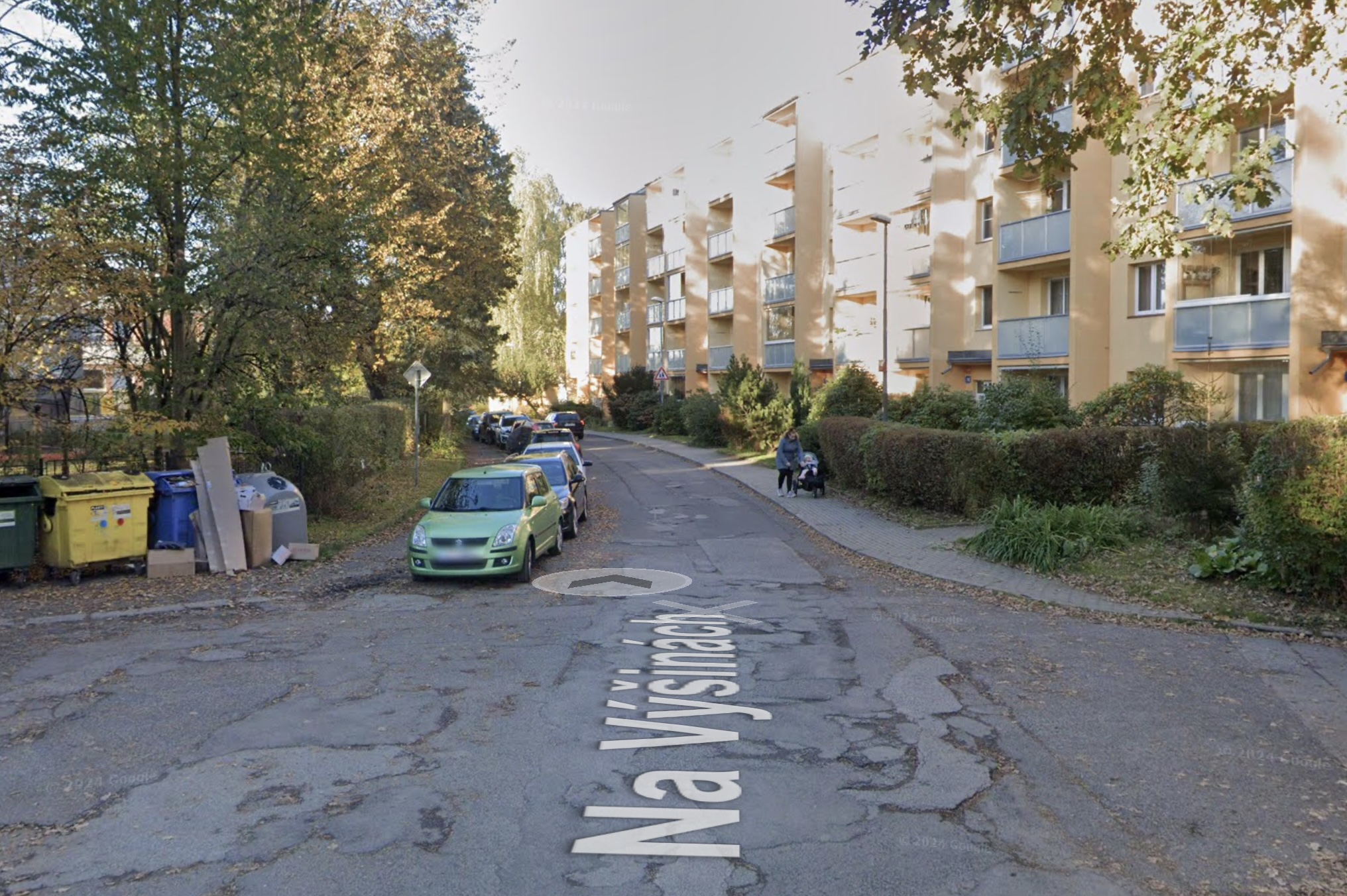 Souvislá údržba místní komunikace ul. Na Výšinách, v úseku Aloisina Výšina- Březinova, Liberec